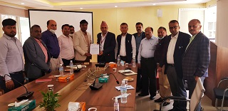 महानिर्देशक पौडेल संग उधोग वाणिज्य संघका अध्यक्ष गुप्ताको भेटघाट